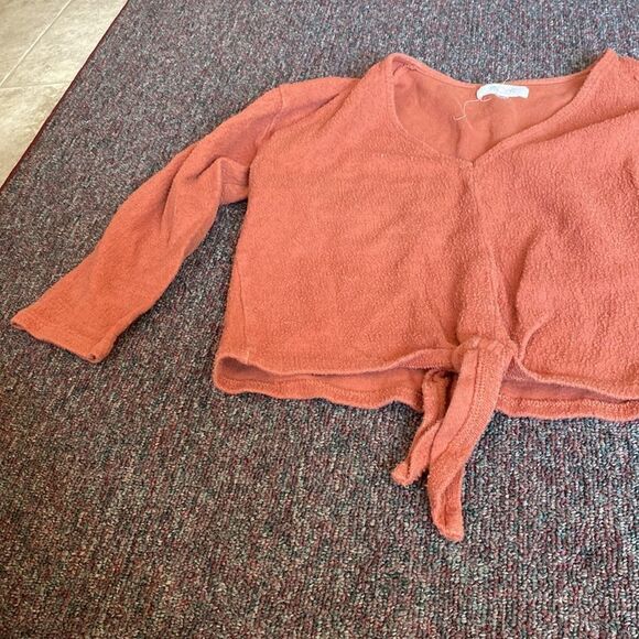 Madewell tie front crop Xxs - Picture 4 of 7